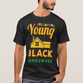 Camiseta Joven propietario negro afroamericano historia neg