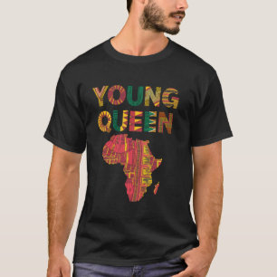 Camiseta Joven Reina Cultura Étnica Africana