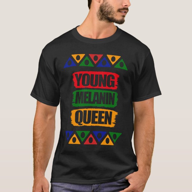 Camiseta Joven Reina de Melanina (Anverso)