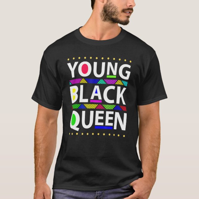 Camiseta Joven Reina Negra Mes de Historia Negra Chicas niñ (Anverso)