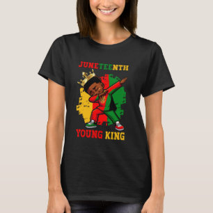 Camiseta Jóven Rey Africano Americano 1865 Boys Junetdecis