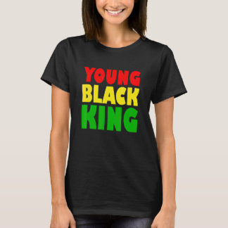 Camiseta Joven Rey Negro Afro Americano Patrimonio Negro A