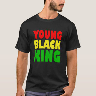 Camiseta Joven Rey Negro Patrimonio Afroamericano Negro Afr