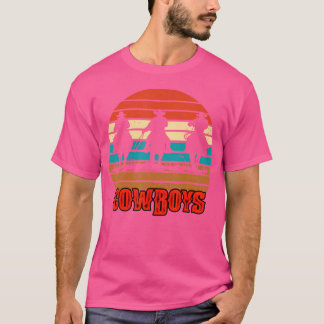 Camiseta Joven Rodeo Y Ganaderos Bronco Horse Sunset