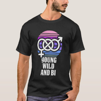 Camiseta Joven Salvaje y Bi - Orgullo Bisexual