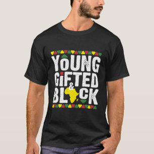Camiseta Joven talentosa historia del Orgullo Africano de D