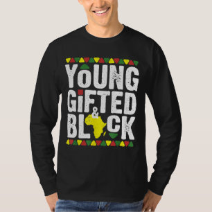 Camiseta Joven talentosa historia del Orgullo Africano de D