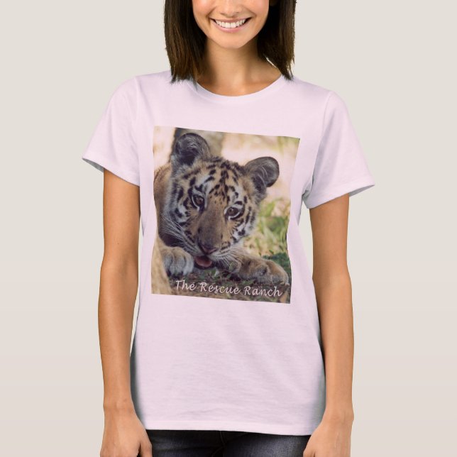Camiseta joven tigre peek-a-boo (Anverso)
