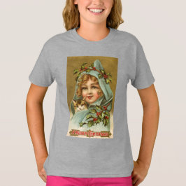 Camiseta Joven ventilado Navidades Chica Kitten