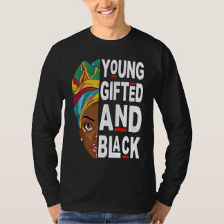 Camiseta Joven y negro Afro Mes de la Historia Negra Melani