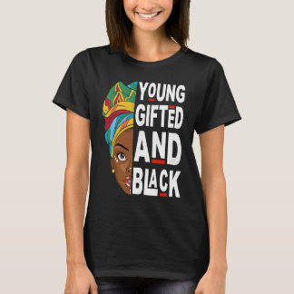 Camiseta Joven y negro Afro Mes de la Historia Negra Melani
