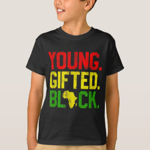 Camiseta Joven y obsequiado Mes de la Historia Negra Afroam