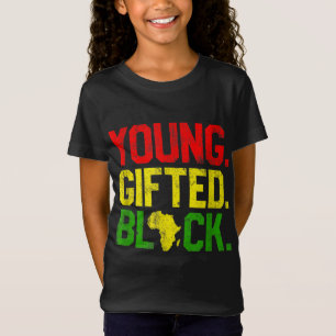 Camiseta Joven y obsequiado Mes de la Historia Negra Afroam