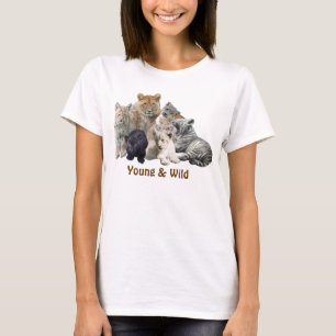 Camiseta joven y salvaje del arte