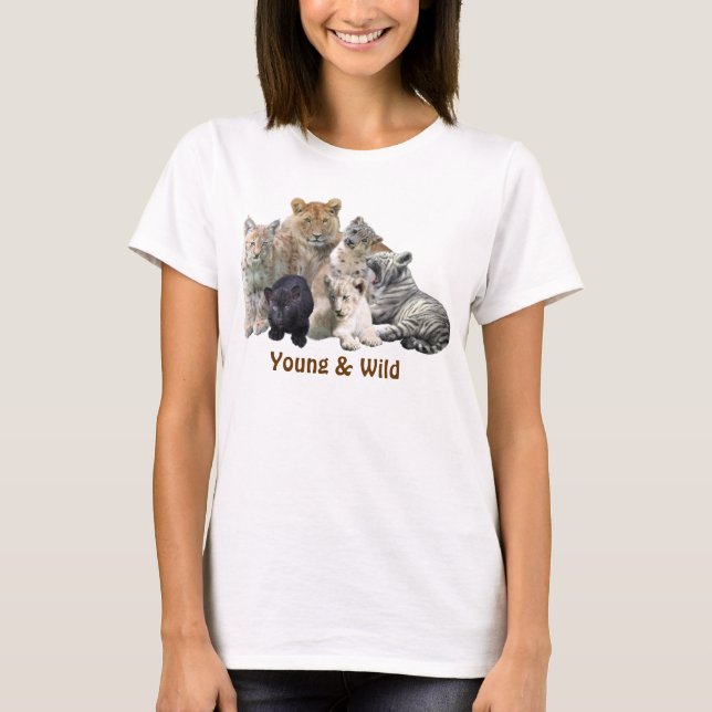 Camiseta joven y salvaje del arte (Anverso)