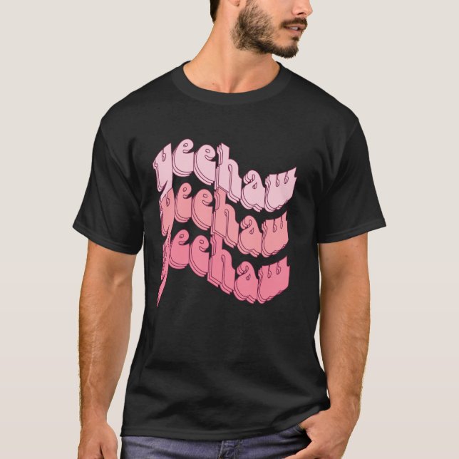 Camiseta Jovencita Rosa YeeHaw (Anverso)