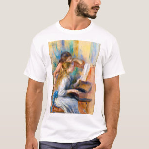 Camiseta Jóvenes Chicas en el piano, Renoir