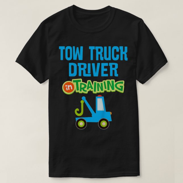 Camiseta Jóvenes conductores de camiones de remolque en el  (Diseño del anverso)