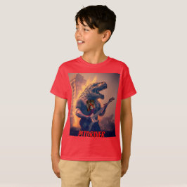 Camiseta Jóvenes conductores PitZillA y logotipo en camiset