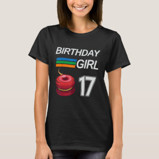 Camiseta JÓVENES Cumpleaños De 17 Años Para Niños Chicas JÓ