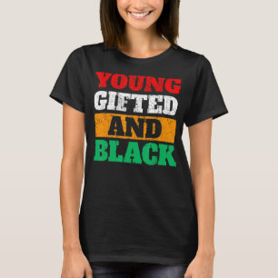 Camiseta Jóvenes De Edad Y Orgullo Negro Africano Mon De Hi