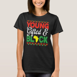 Camiseta Jóvenes De Edad Y Orgullo Negro Africano Mon De Hi