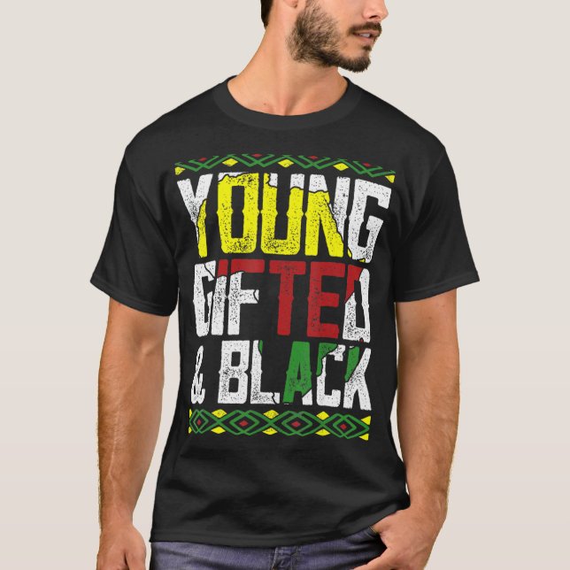 Camiseta Jóvenes de edad y ropa de historia negra Hombres a (Anverso)