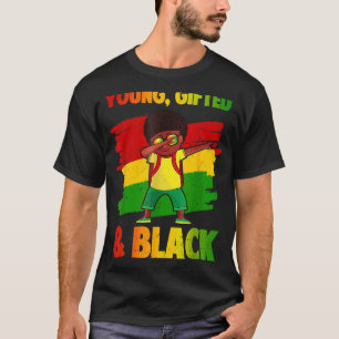 Camiseta Jóvenes de educación e historia negra Mes de histo