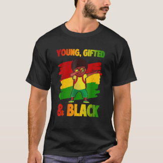 Camiseta Jóvenes de educación e historia negra Mes de histo