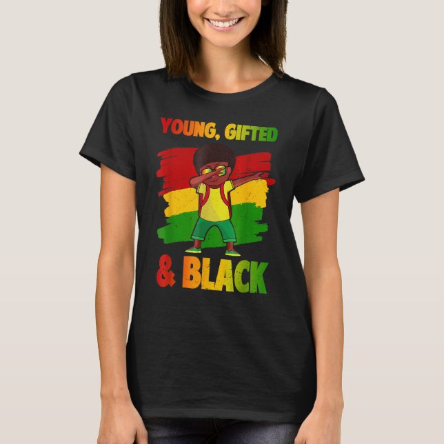 Camiseta Jóvenes de educación e historia negra Mes de histo (Anverso)
