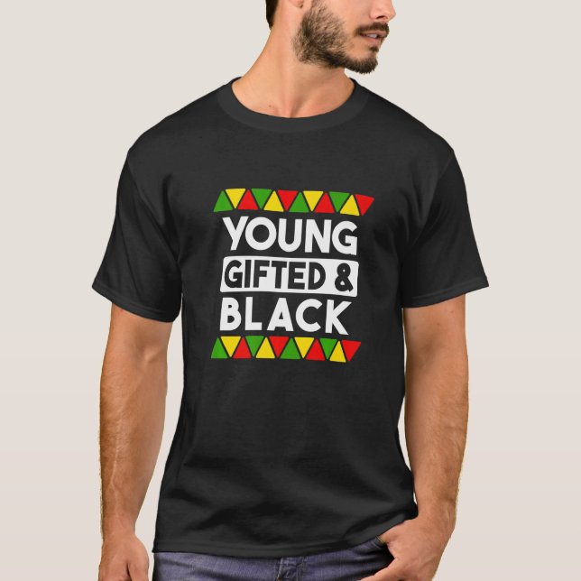 Camiseta Jóvenes De La Edad Y La Historia Negra De La Histo (Anverso)