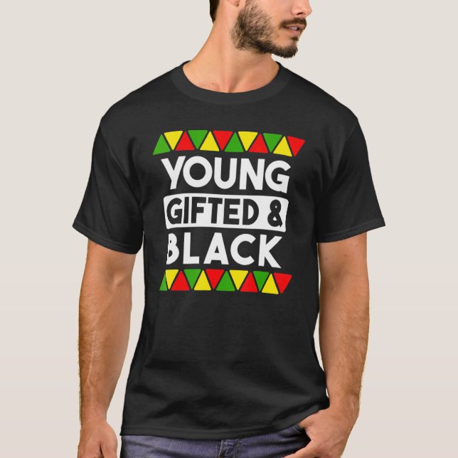 Camiseta Jóvenes De La Edad Y La Historia Negra De La Histo (Anverso)