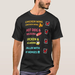 Camiseta Jóvenes De Pollo De Pollo De Pollo De Perro Calien