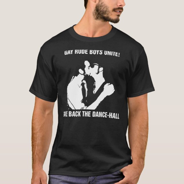 Camiseta Jóvenes gay maleducados se unen para recuperar la  (Anverso)