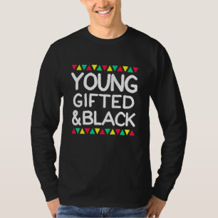 Camiseta Jóvenes Gifados Y Mes De Historia Negra Estadounid