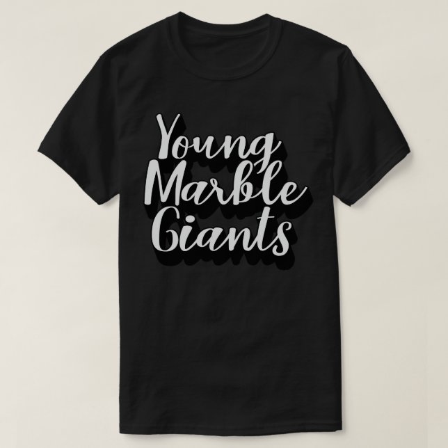Camiseta Jóvenes gigantes de mármol (Diseño del anverso)