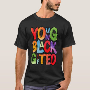 Camiseta Jóvenes hombres de edad y raza negra Mujeres niños