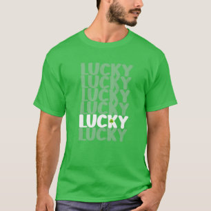 Camiseta Jóvenes hombres San Patrick's Day Shamrock Lu