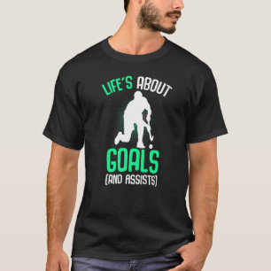 Camiseta Jóvenes jugadores de hockey sobre hierba sobre los