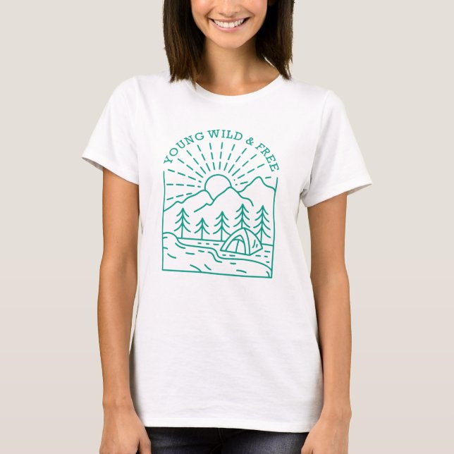 Camiseta Jóvenes libres de fauna (Anverso)
