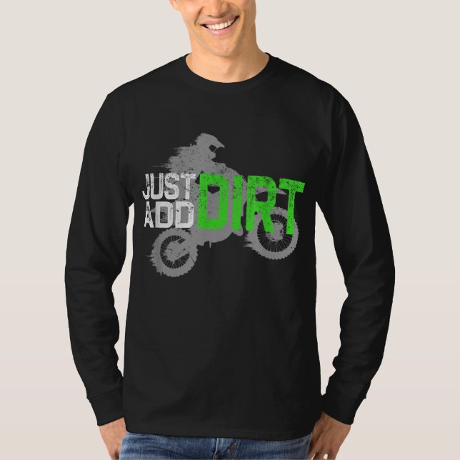 Camiseta Jóvenes Motocross Boys Dirt Bike Dirtbike Kids Dir (Anverso)