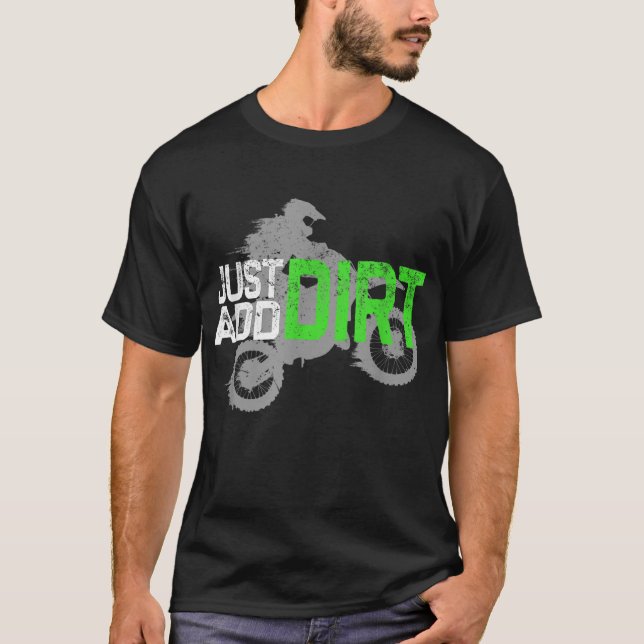 Camiseta Jóvenes Motocross Boys Dirt Bike Dirtbike Kids Dir (Anverso)