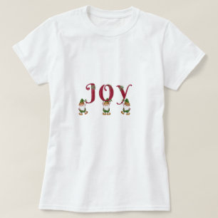 Camiseta Jóvenes Navidades Elves sosteniendo cartas