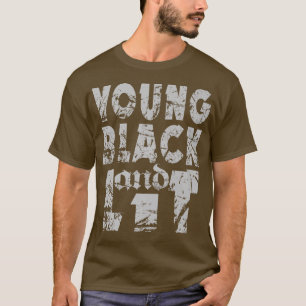 Camiseta Jóvenes negros y livianos orgullo de la historia a