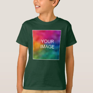 Camiseta Jóvenes Niños Delanteros Imprimir Manga Corta Mode