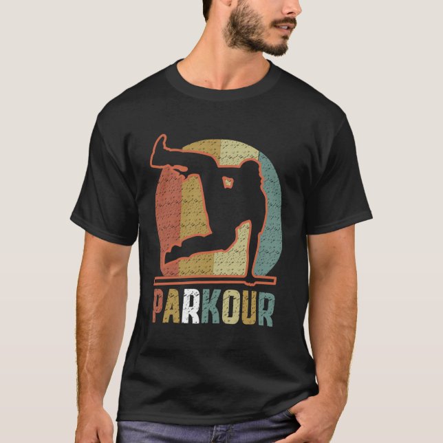 Camiseta Jóvenes Parkour Hoodie Para Niños (Anverso)