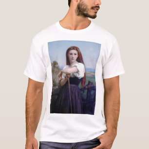Camiseta Jóvenes pastoras, Bouguereau