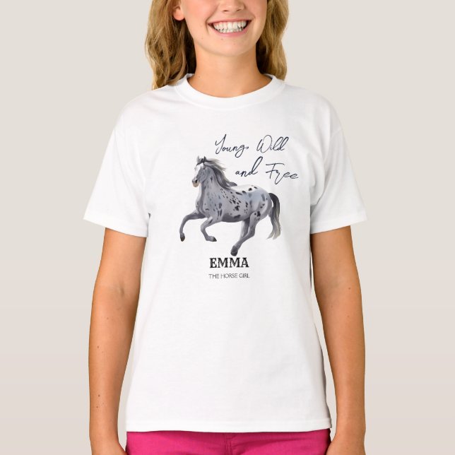 Camiseta Jóvenes salvajes y galopantes gratis cumpleaños Ap (Anverso)