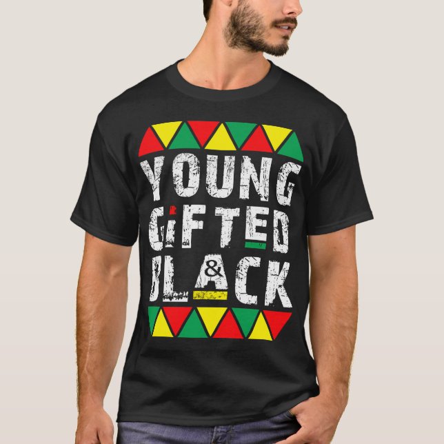 Camiseta jóvenes talentosos y negros (Anverso)