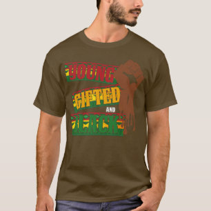 Camiseta Jóvenes talentosos y negros Historia Negra Mes Org
